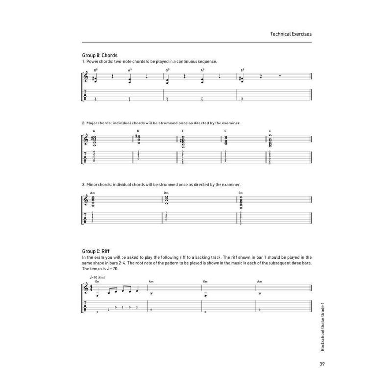 RSL Rockschool Guitar Exam Grade 1 Come As You Are Sample