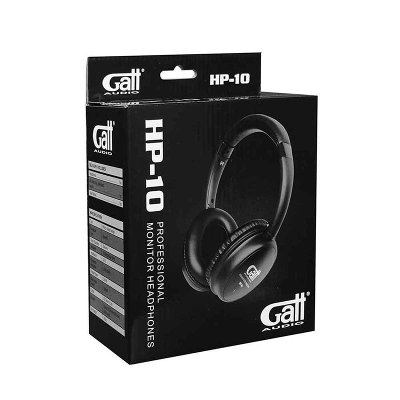 Boxed HP10 Gatt Audio Closed Back Monitor Headhphones